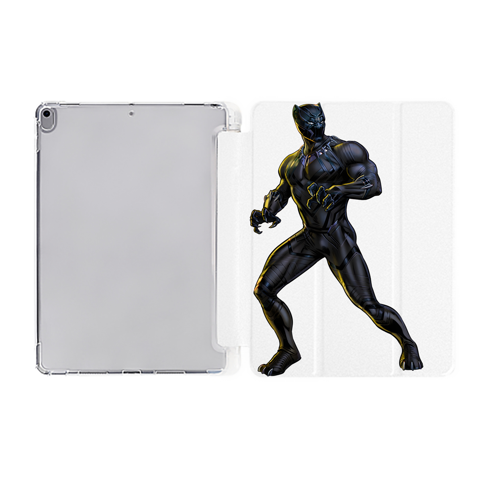 （画像用） アベンジャーズ The Avengers IPad ケース ペン収納付き 三つ折りスタンド PUレザー×シリコン 対応機種9.5/10.5/10.9インチ